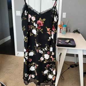Floral slip dress